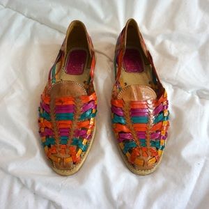 Authentic Mexican Colorful Huarache Sandals